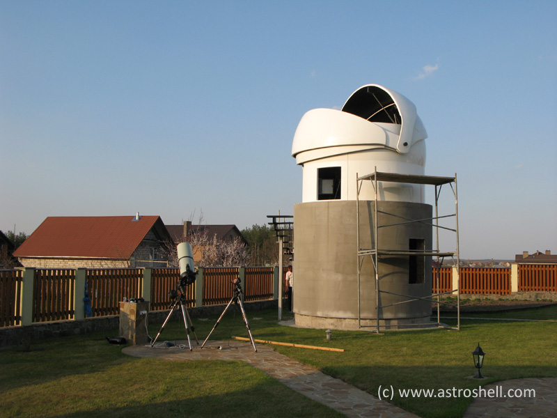 Buy Astroshell clamshell telescope dome in Kyiv, Ukraine