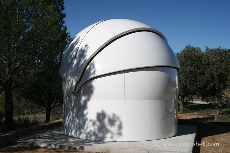 Astroshell ESA (European Space Agency) Sternwarte, ESTRACK, Cebreros, Spanien